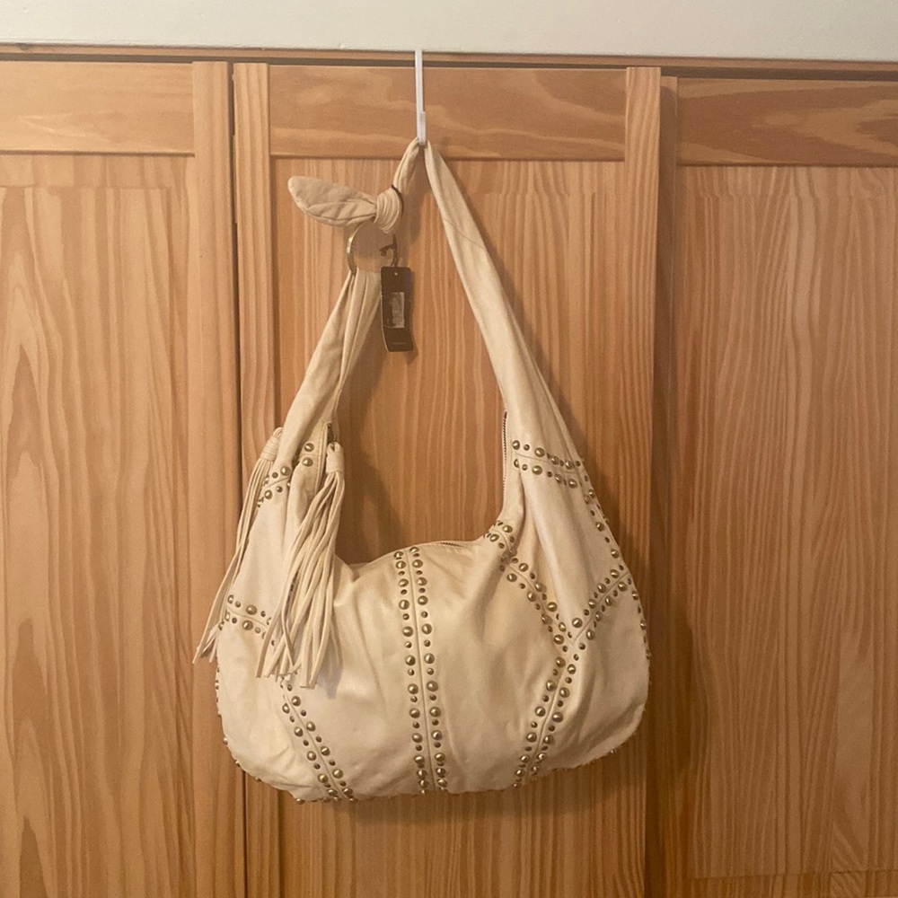 Rafe Studded Leather Hobo Bag - Picture 4 of 16